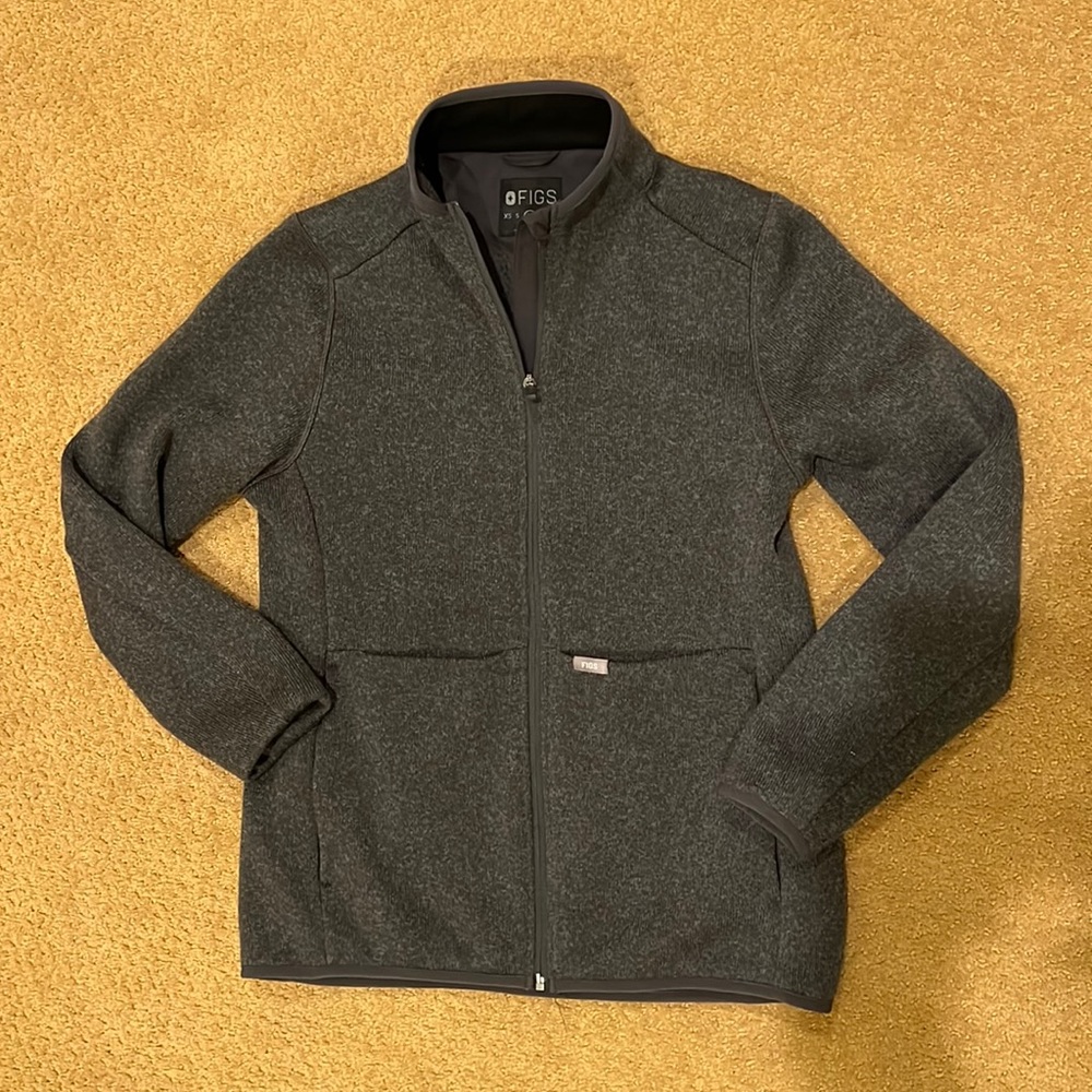 FIGS On-Shift Sweater Knit Jacket